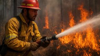 Un bombero no se corta y señala sus difíciles condiciones de trabajo: "Tenemos jornadas de 18 horas y un salario miserable"