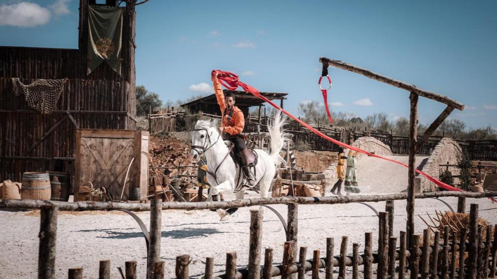 Uno de los espectáculos de los que disfrutarás en Puy du Fou.