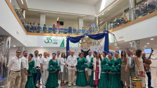 La Feria de Málaga 2025 se cuela en el Hospital Clínico de Málaga: un rincón festivo para pacientes y familias