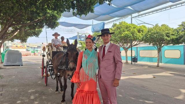 Los caballos en la Feria de Málaga 2025.