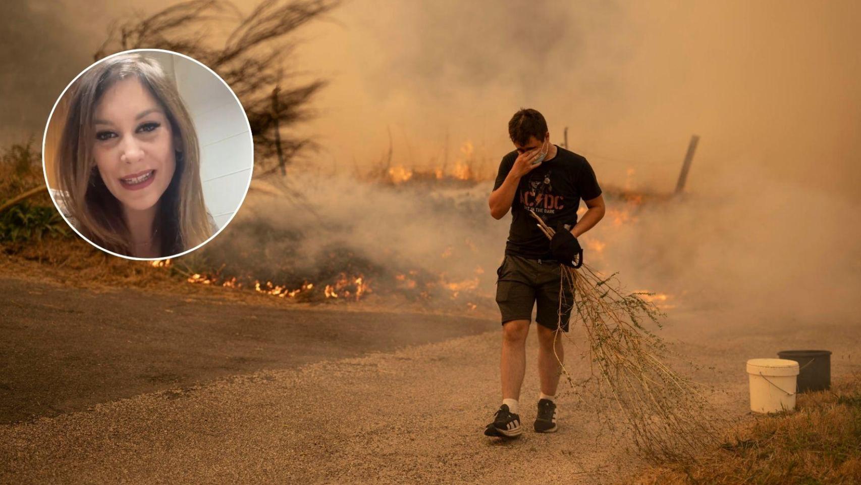 Gemma del Caño (40 años) farmacéutica, avisa del gran peligro de los incendios:  Cada inhalación de aire es un riesgo 