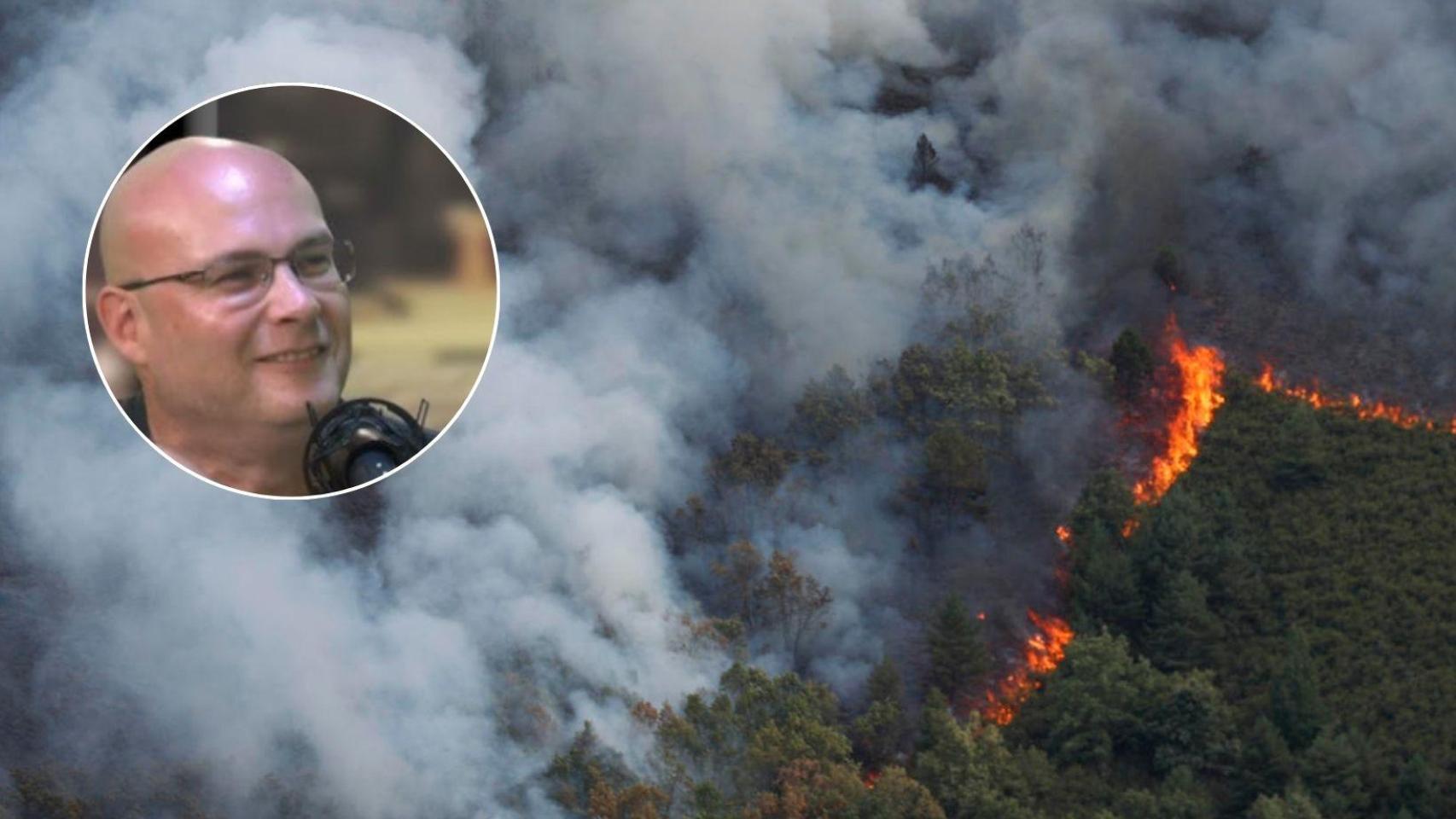 Luismi Pérez, meteorólogo, rotundo sobre los incendios en España:  El humo es tan denso que ha frenado la temperatura 