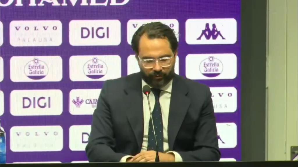 Víctor Orta sorprende con unos versículos del Corán para presentar a Mohamed Jaouab