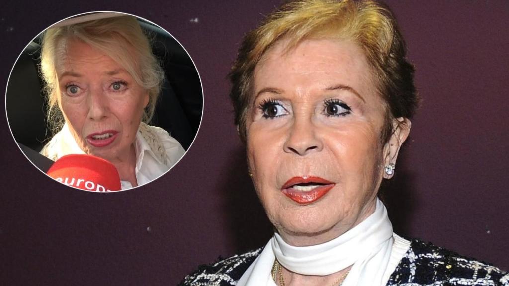 Ana Valdi, íntima amiga de Lina Morgan, en un fotomontaje junto a la artista.