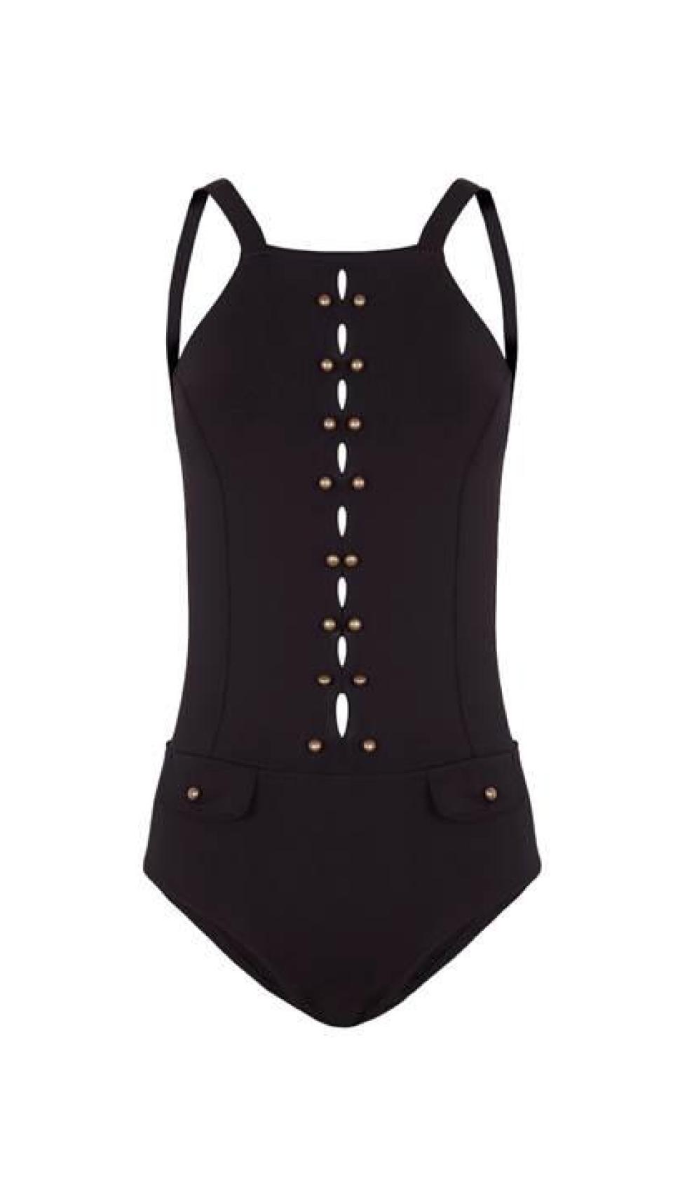El traje de baño que mira a Virginia Troconis y firma Bo Star.