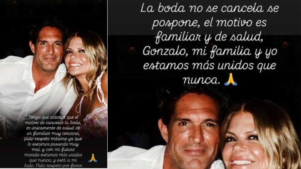 Las dos 'historias' que Makoke ha publicado, este jueves, día 21.