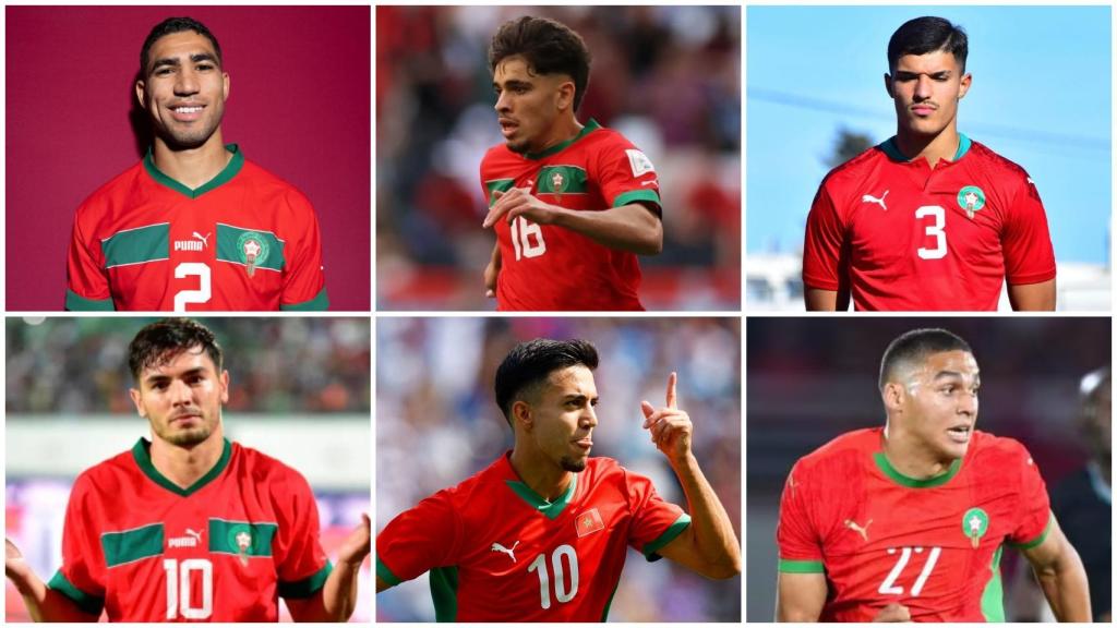 Of left. A DER: Achraf, Abde and Yusi, in the row above; Brahim, Ilias and Sannadi, below