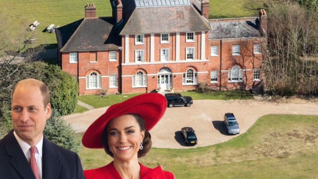 La nueva mansión de Kate Middleton (43) y el príncipe Guillermo (43).