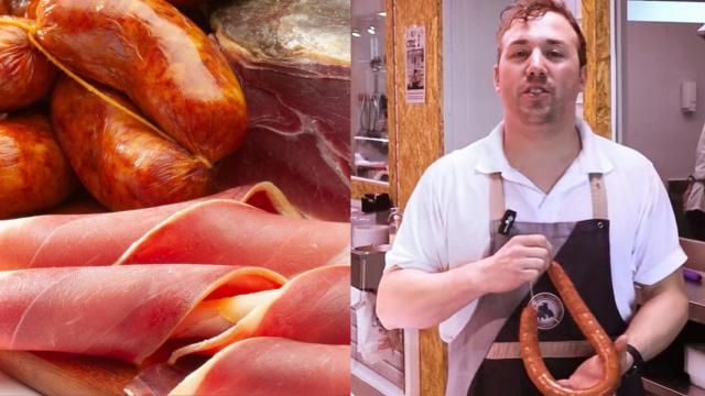 Embutido variado y charcutero de la carnicería Carmen Vera.