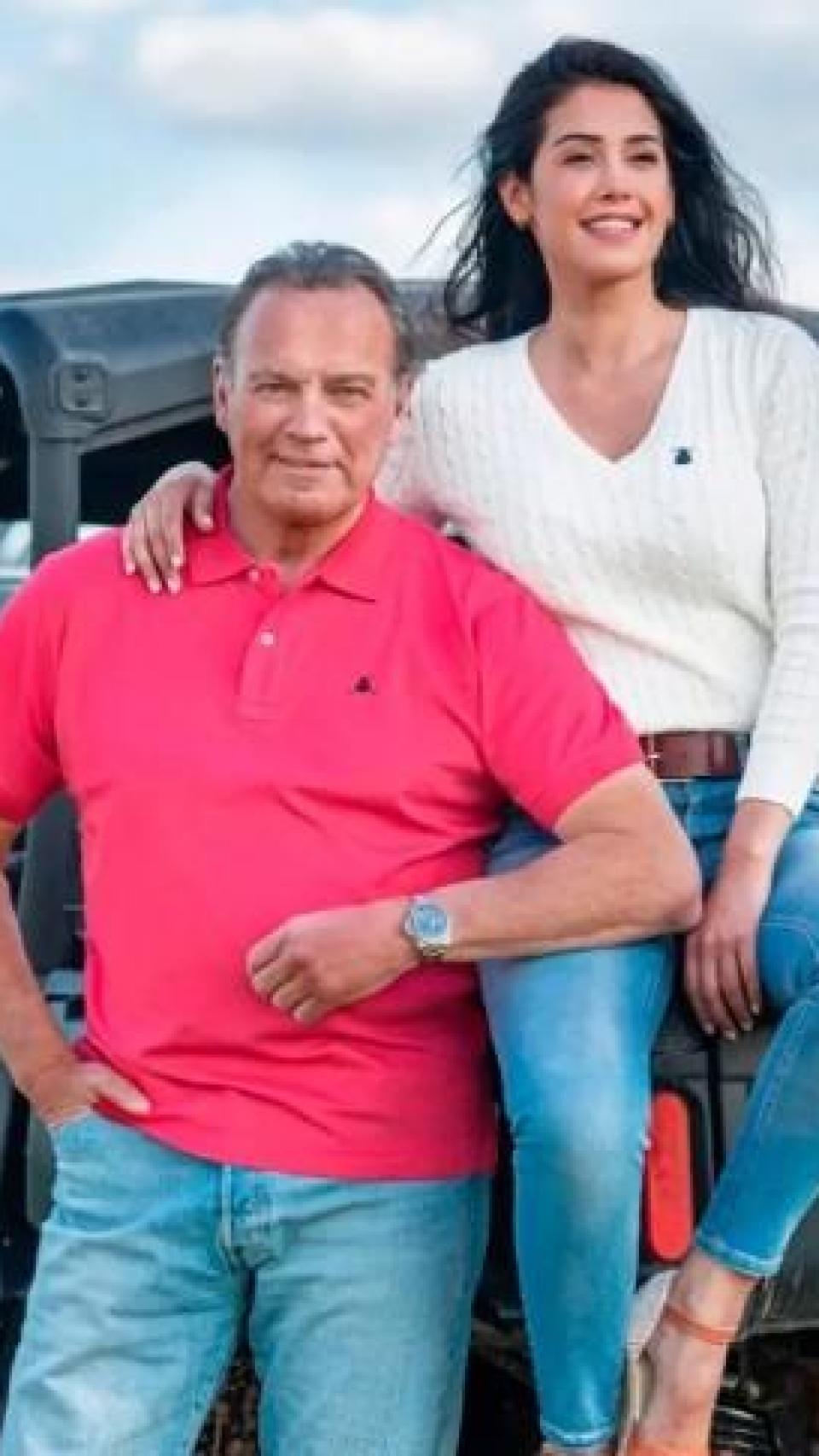 Bertín y Fabiola, en una sesión fotográfica de El Capote.