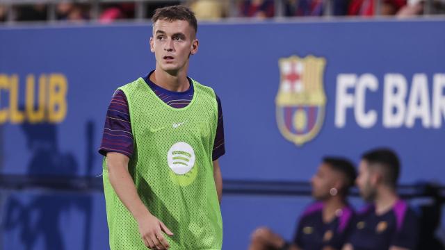 Marc Casadó, durante la celebración del trofeo Joan Gamper.