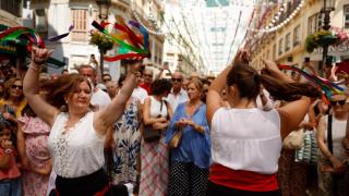Los verdiales conquistan una vez más la Feria de Málaga entre música y tradición: "Lo llevamos en la sangre"