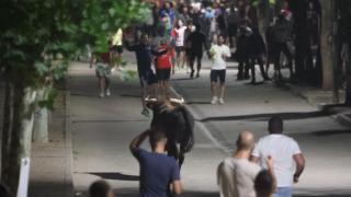 Un vecino de Serrada sufre dos cornadas graves en la primera suelta del toro de las fiestas