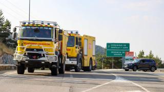Un incendio forestal activa un amplio dispositivo en el Parque Nacional de Guadarrama