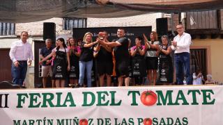 La Feria del Tomate de Martín Muñoz de las Posadas bate récord de asistencia y se consolida como cita del verano segoviano