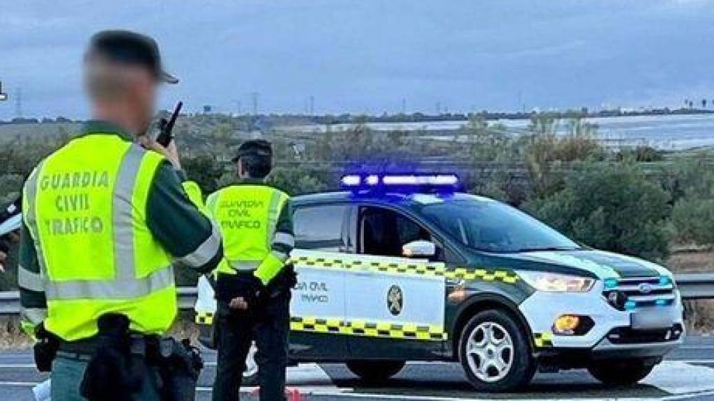Imagen de un control de la Guardia Civil.