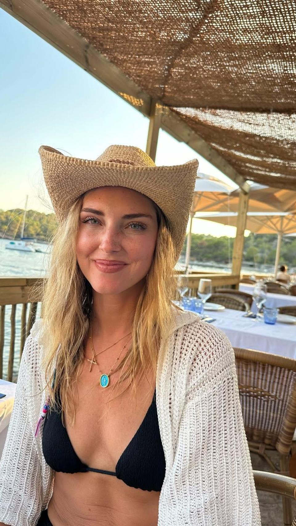 Chiara Ferragni se ha quedado en una villa de lujo en la isla Balear.