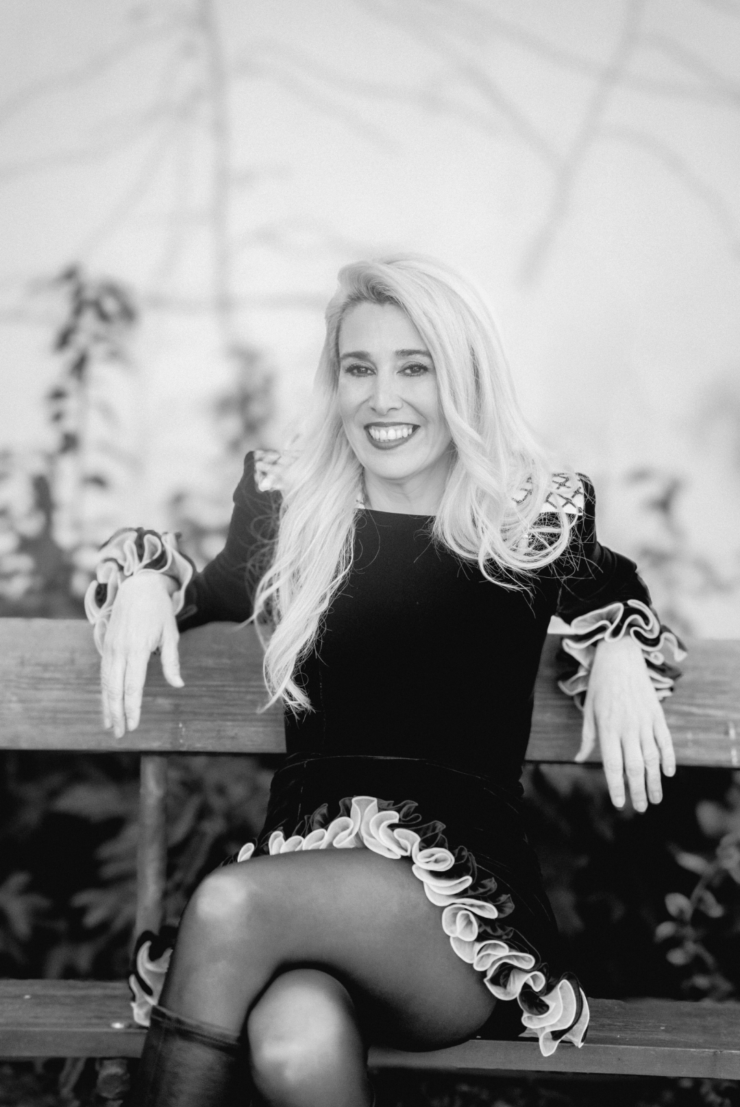 Foto uno de Maria Luisa Gutiérrez con el look tres