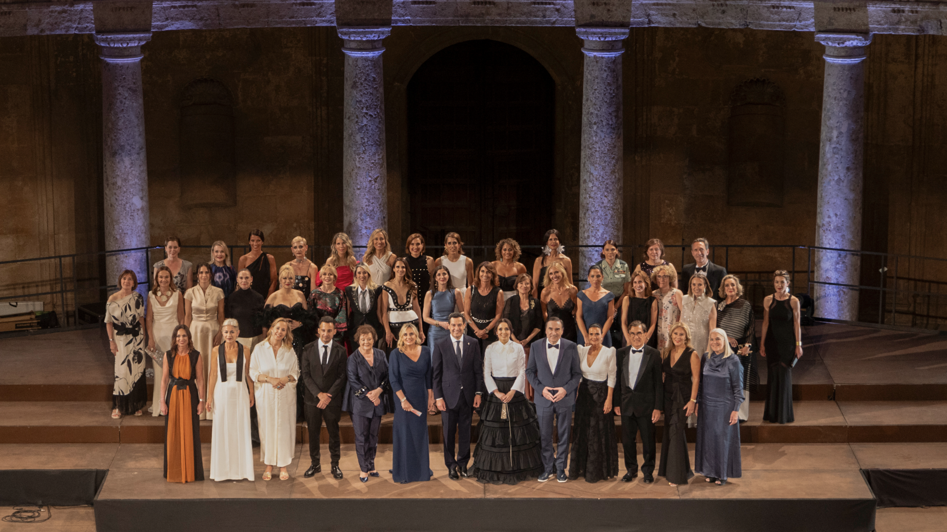 Foto grupal tras la gala