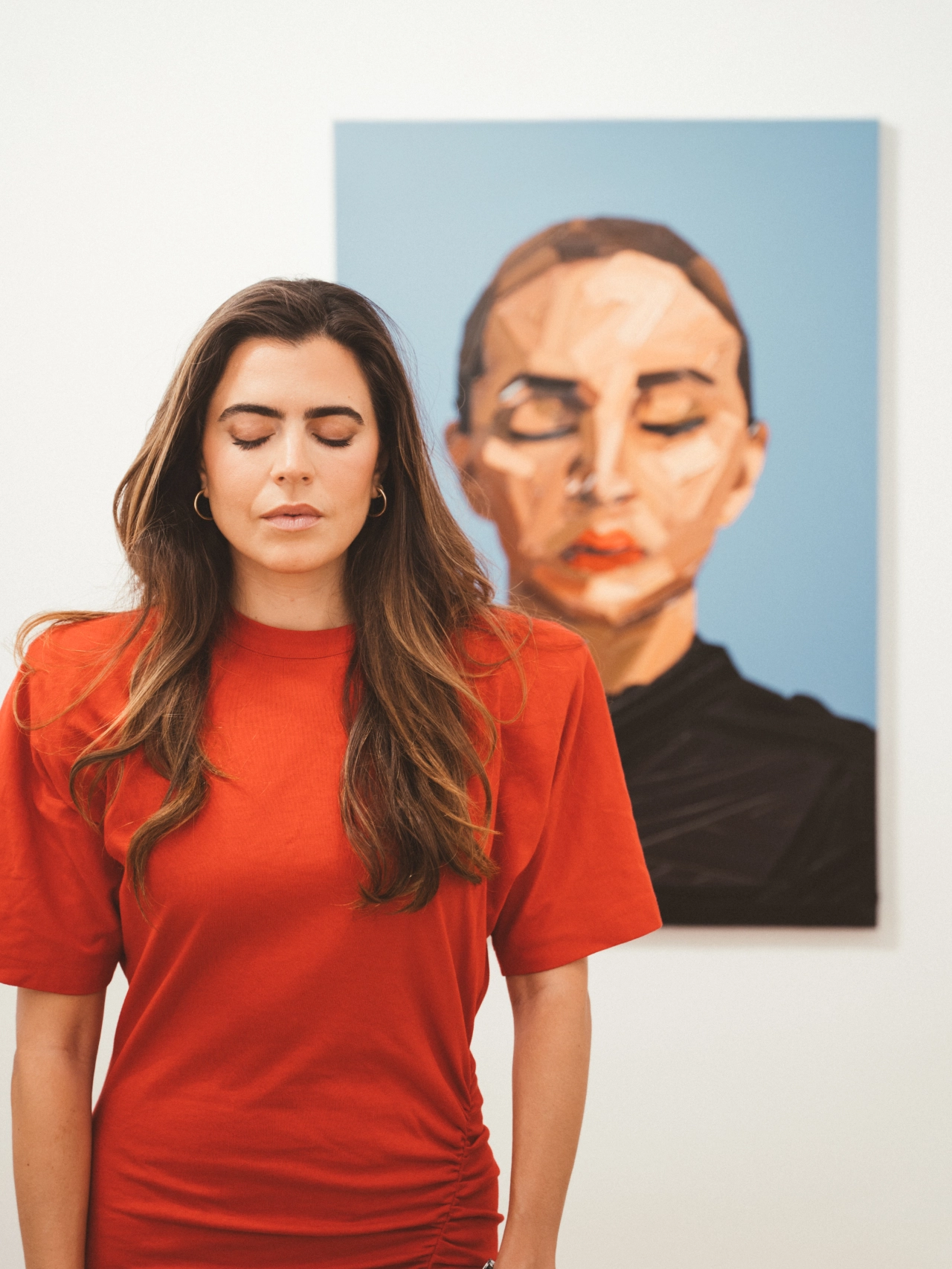 Foto de Elena Gual en la cabecera de Magas