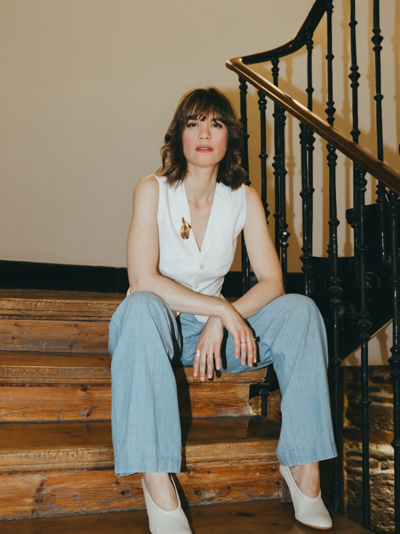 Foto dos de Mamen Fernández en la cabecera de Magas