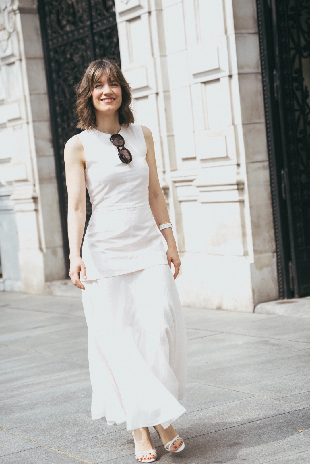 Foto uno de Mamen Fernández con el look uno