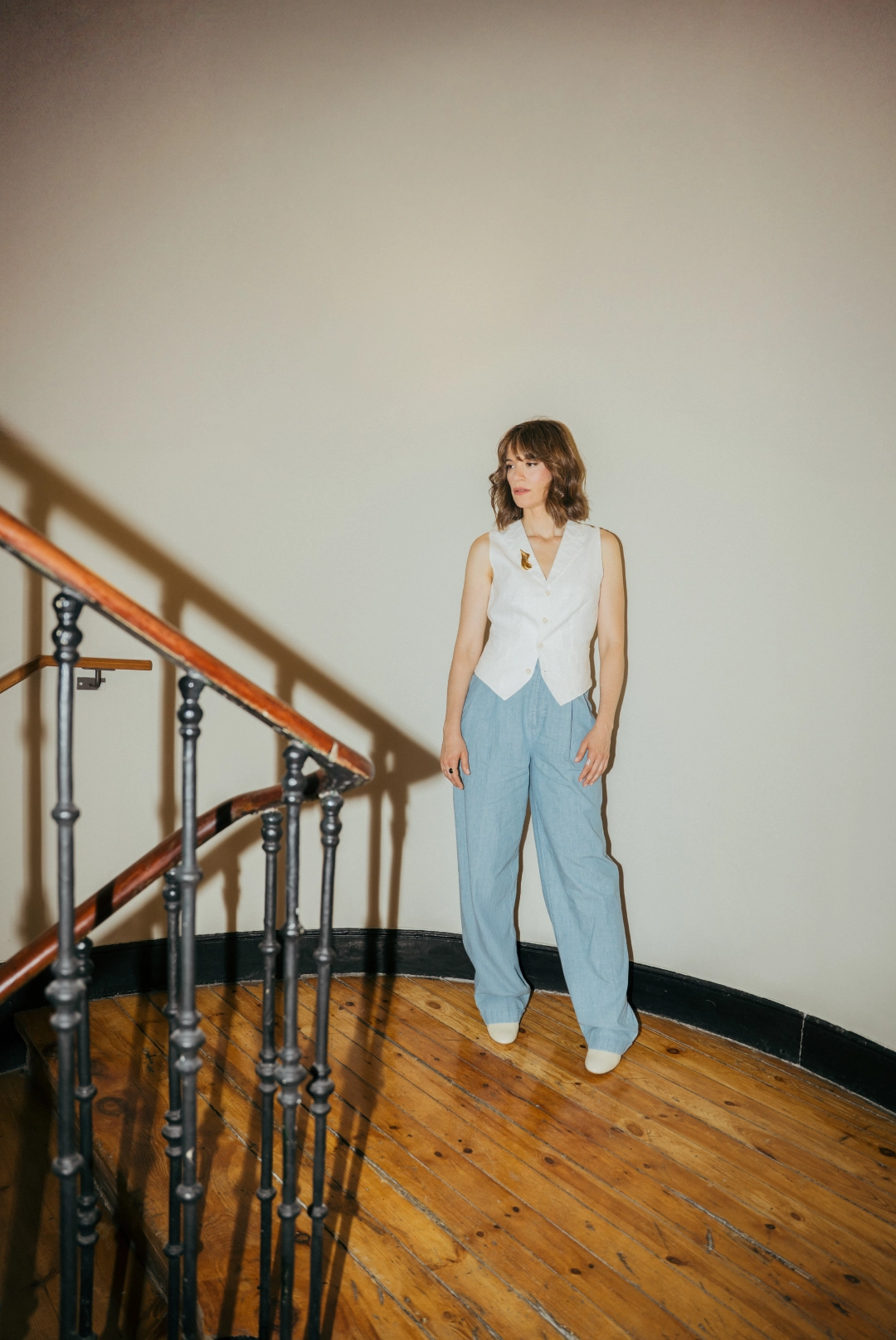 Foto uno de Mamen Fernández con el look dos