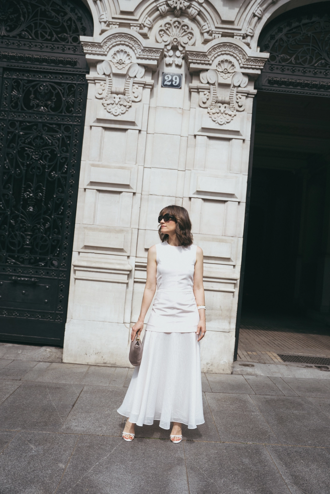 Foto dos de Mamen Fernández con el look uno