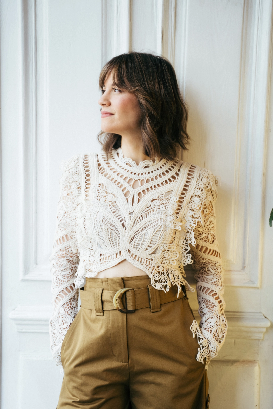 Foto dos de Mamen Fernández con el look tres