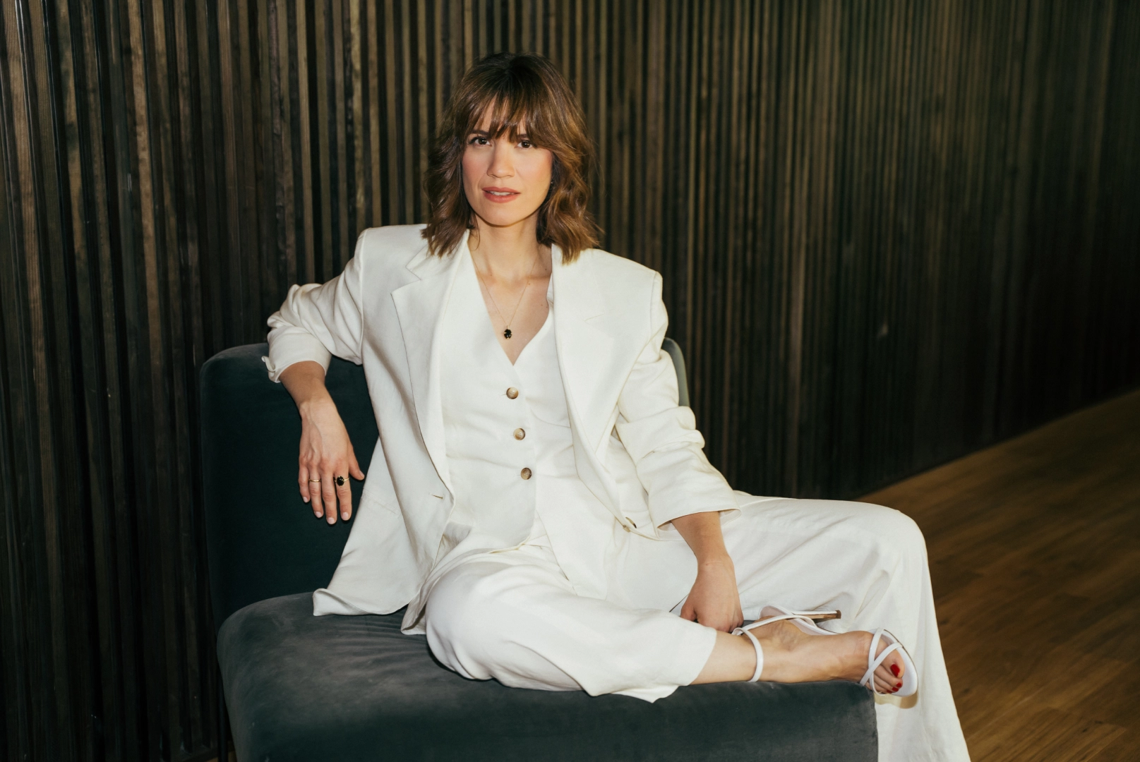 Foto tres de Mamen Fernández con el look cuatro