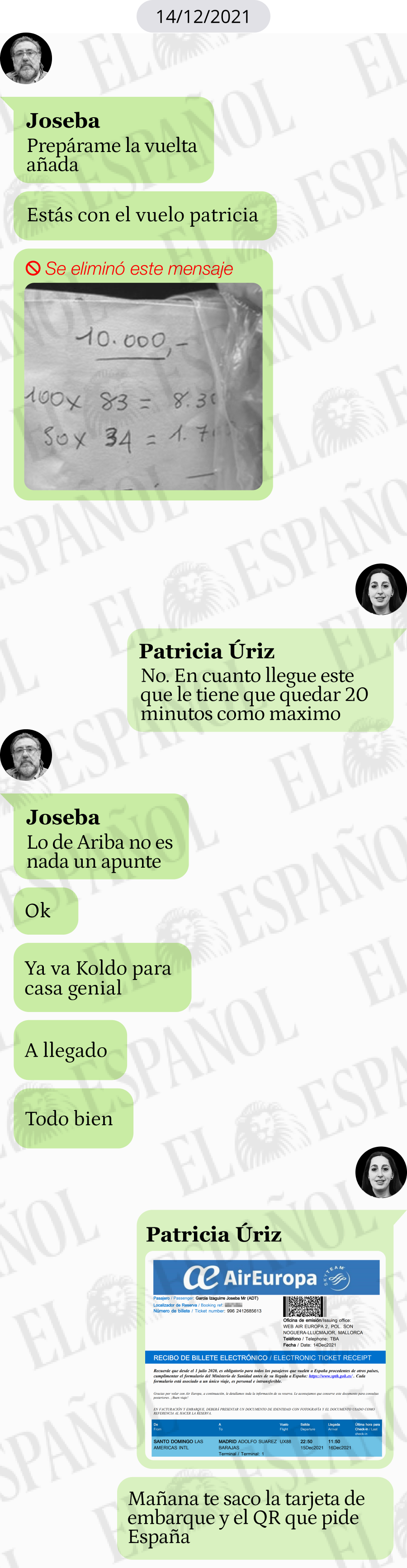 Conversación entre Joseba García y Patricia Úriz