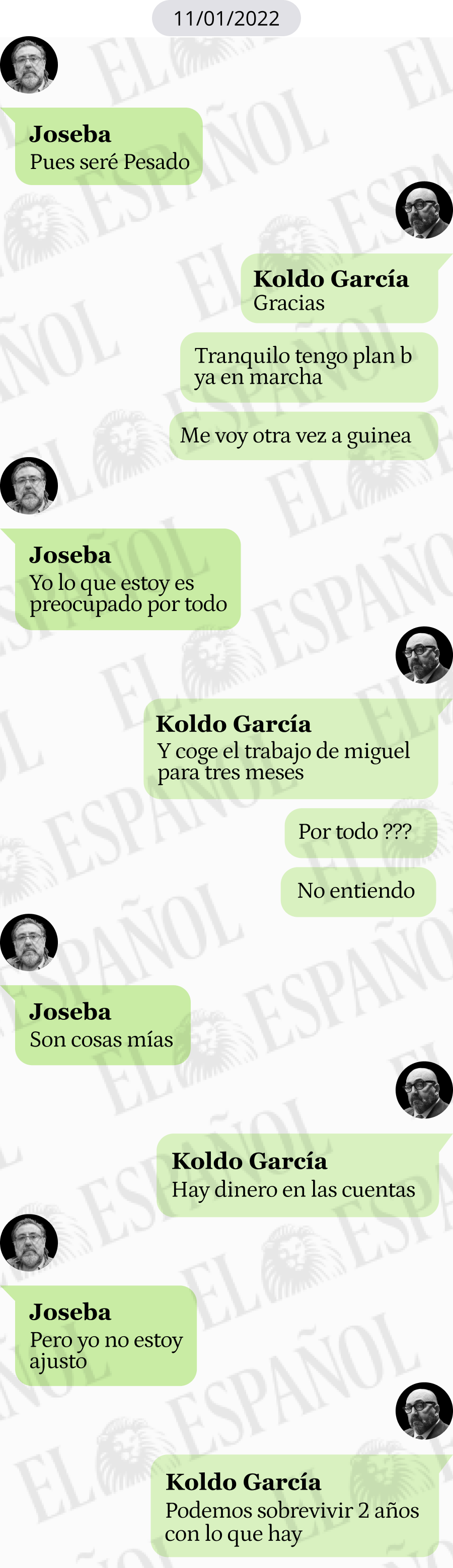 Conversación entre Joseba García y Koldo García