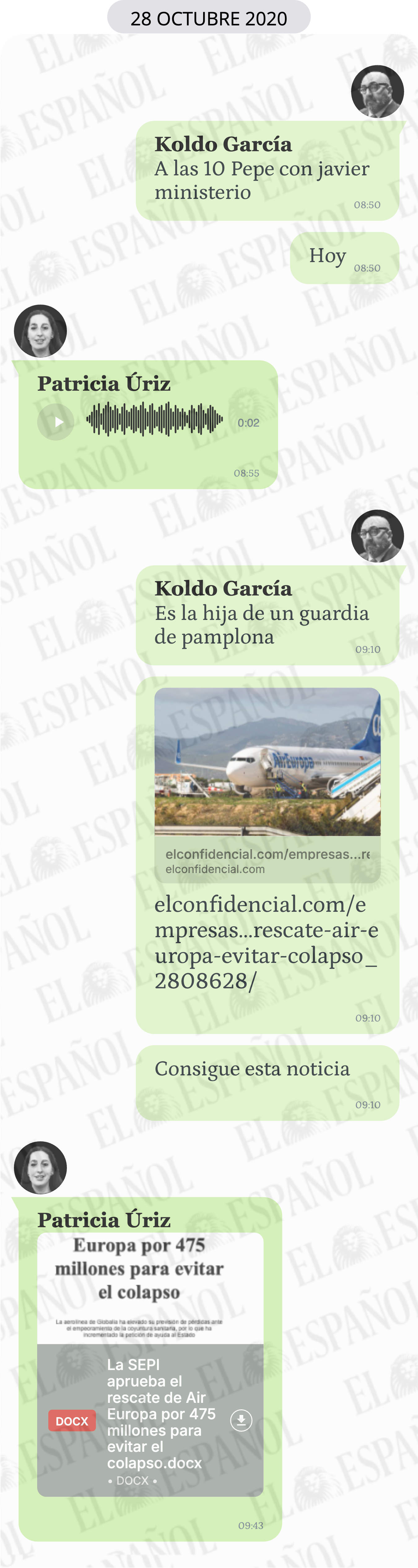 Conversación entre Patricia Úriz y Koldo García