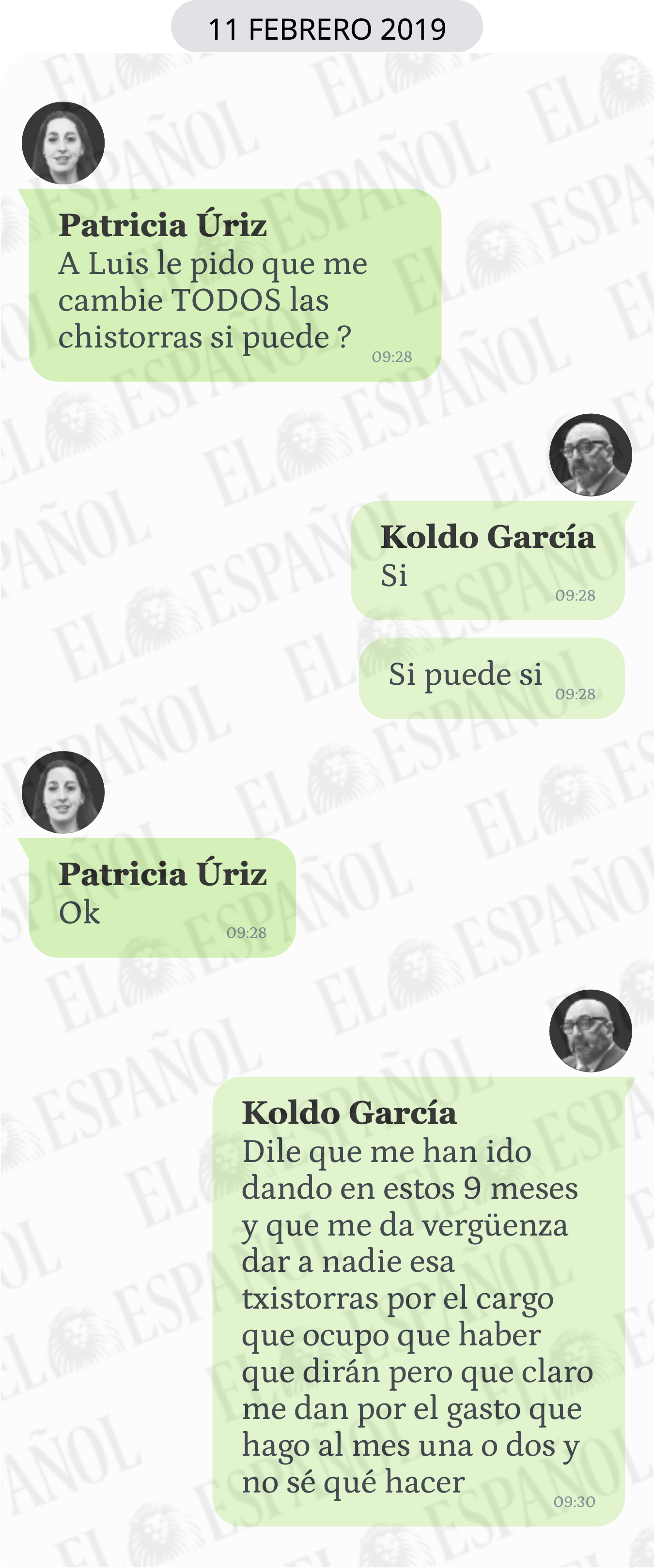 Conversación entre Patricia Úriz y Koldo García