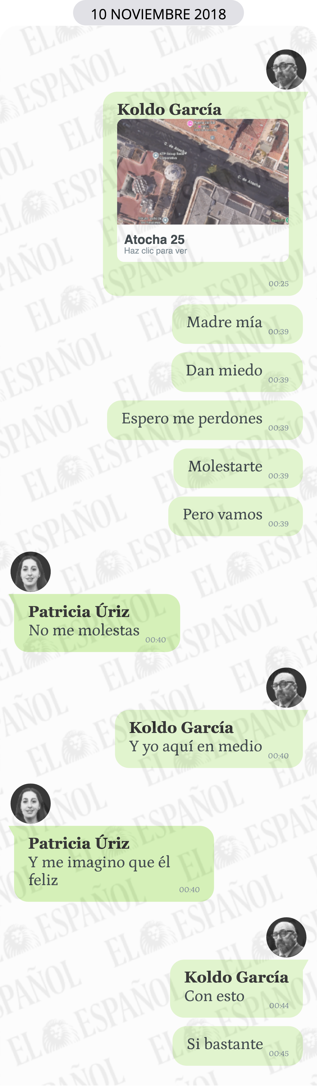 Conversación entre Patricia Úriz y Koldo García