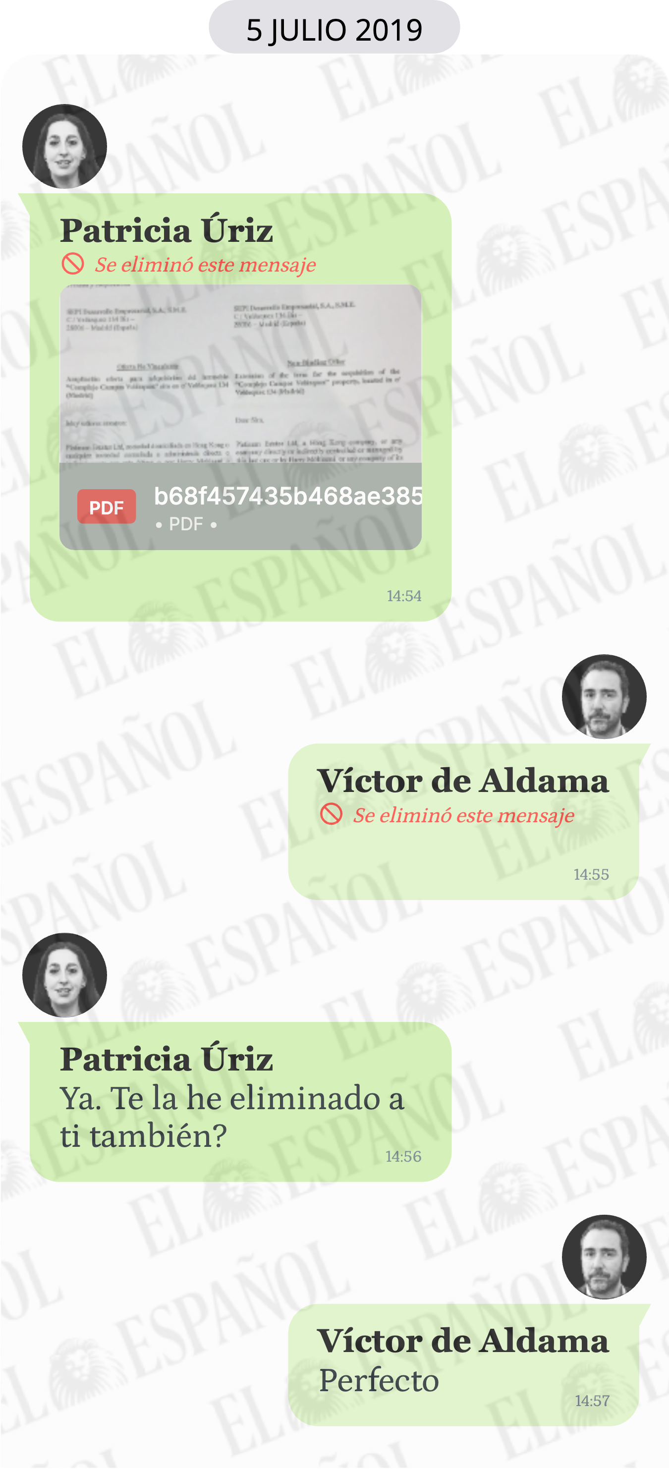 Conversación entre Patricia Úriz y Víctor de Aldama