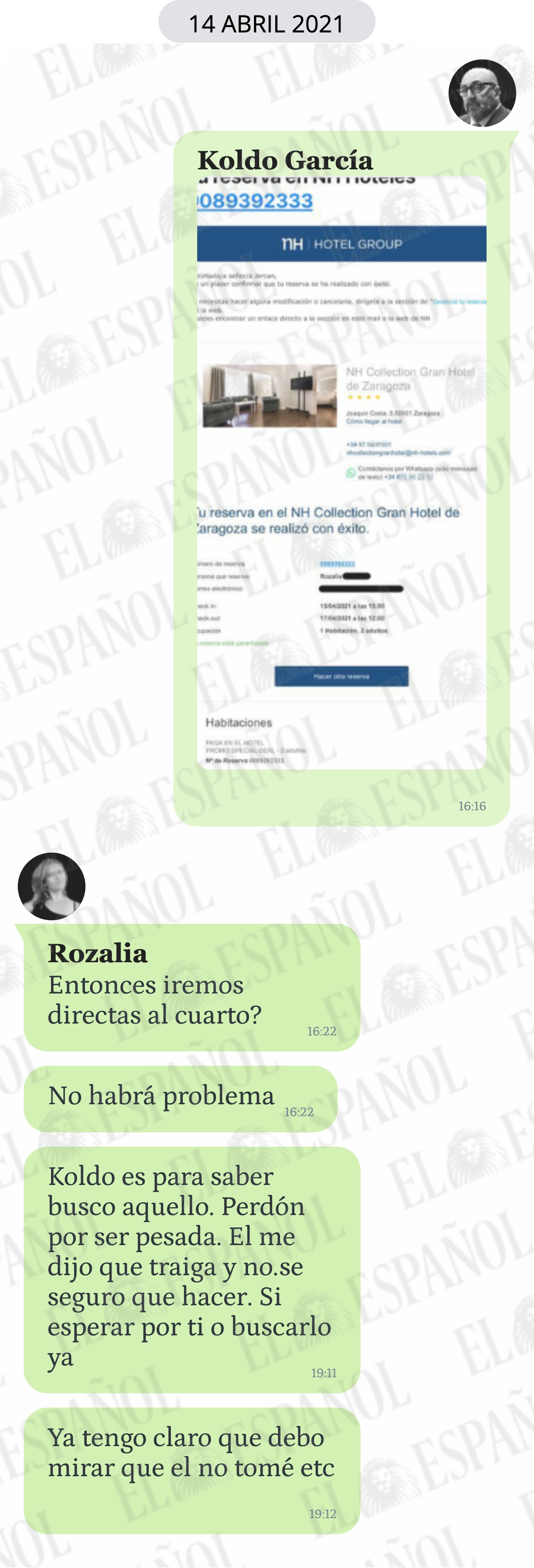 Conversación entre Rozalia y Koldo García