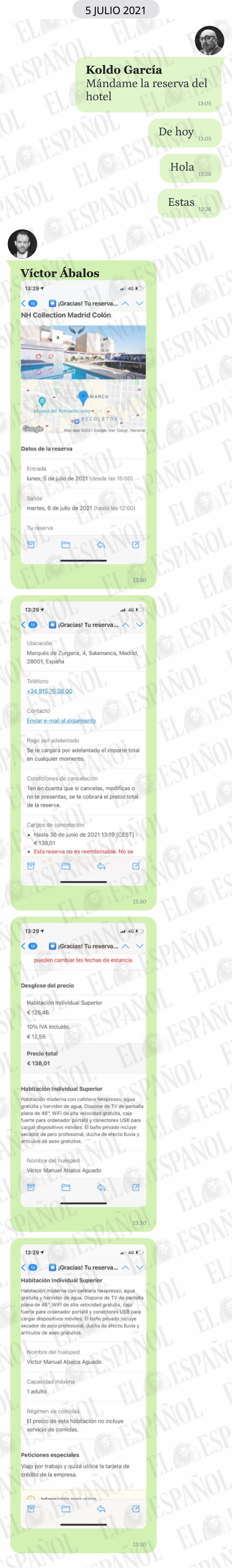 Conversación entre Víctor Ábalos y Koldo García