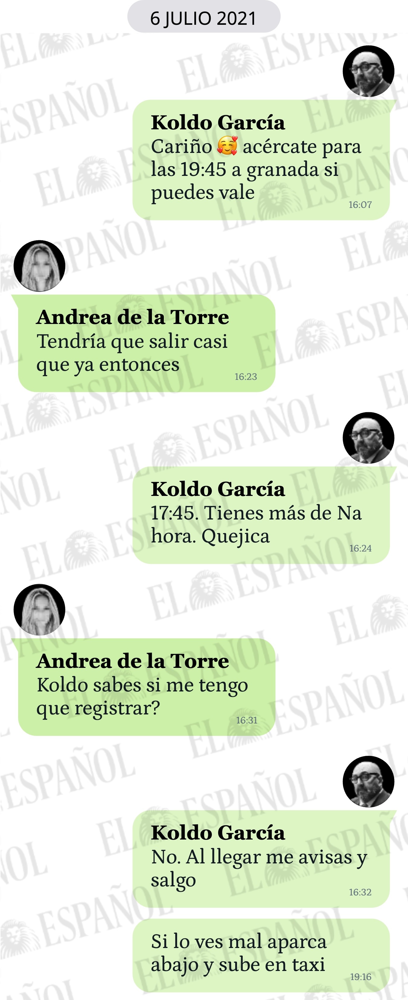 Conversación entre Koldo García y Andrea