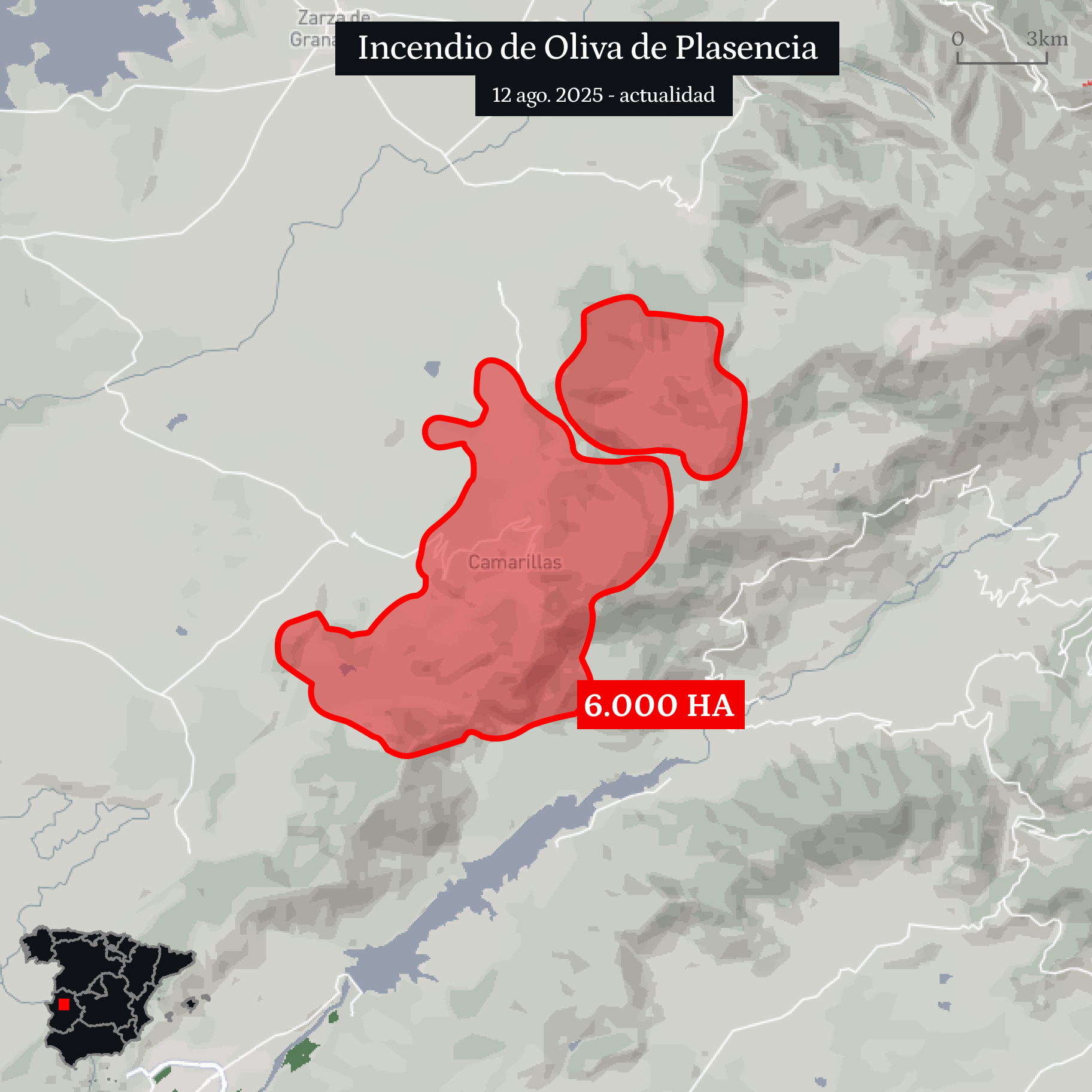 Incendio de Oliva de Plasencia