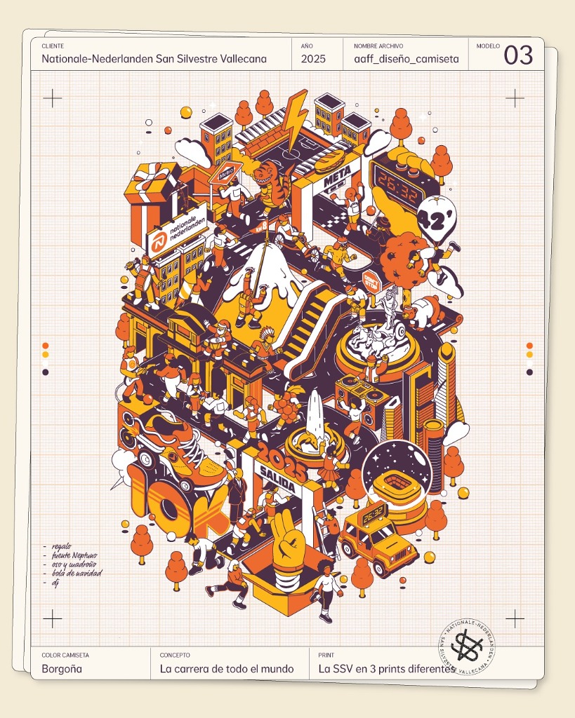 Diseño 3 Camiseta 2025